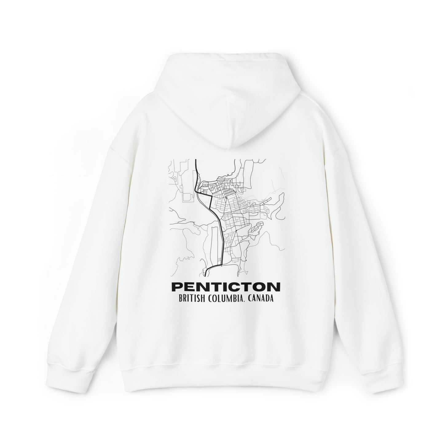 Hoodie: Penticton Map