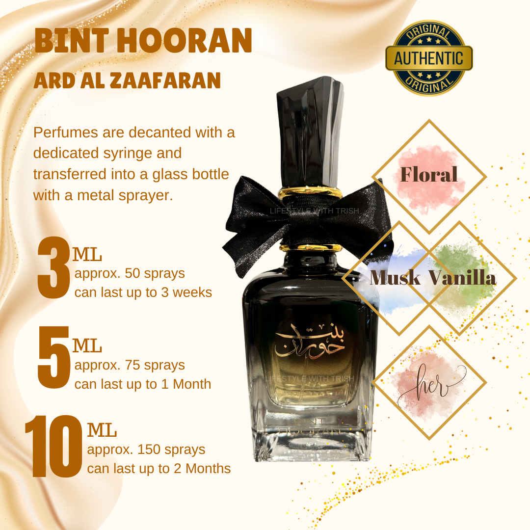 PERFUME DECANT Bint Hooran