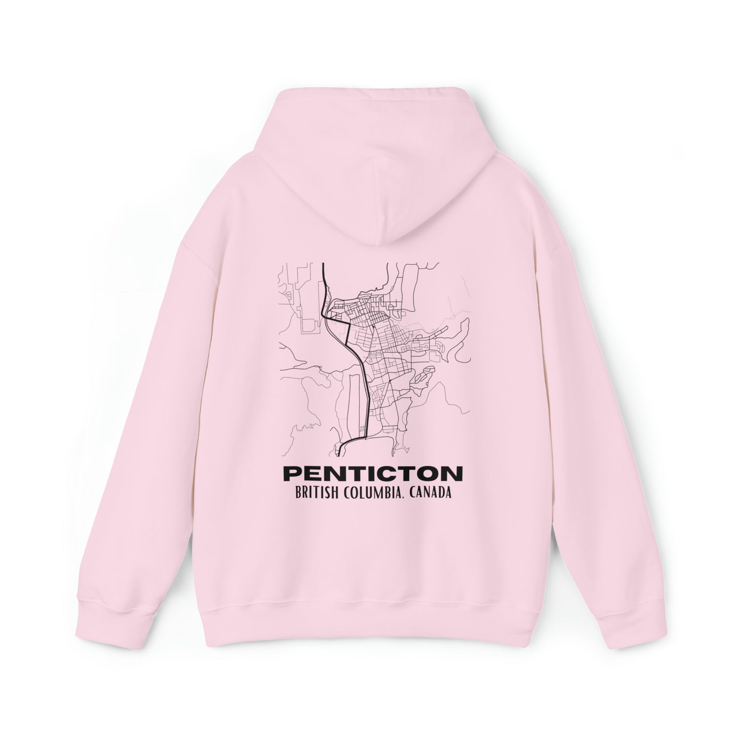 Hoodie: Penticton Map