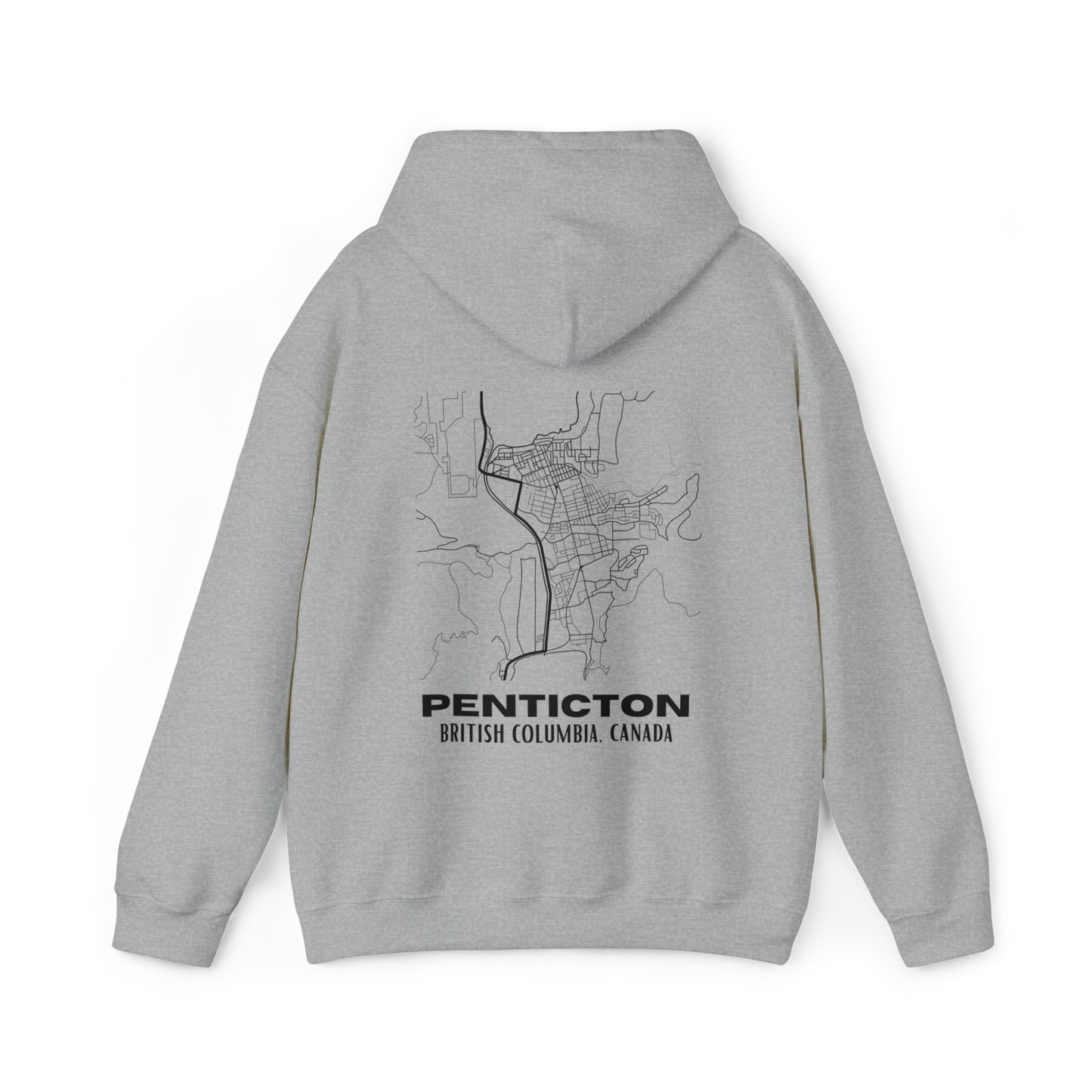 Hoodie: Penticton Map