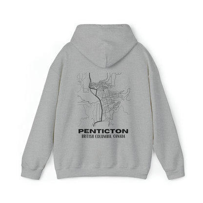 Hoodie: Penticton Map