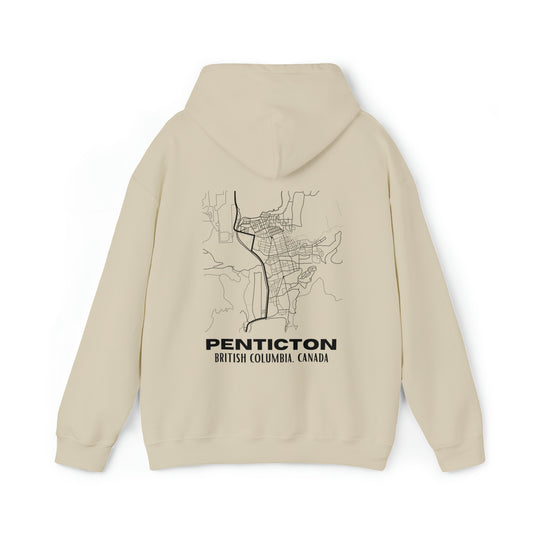 Hoodie: Penticton Map