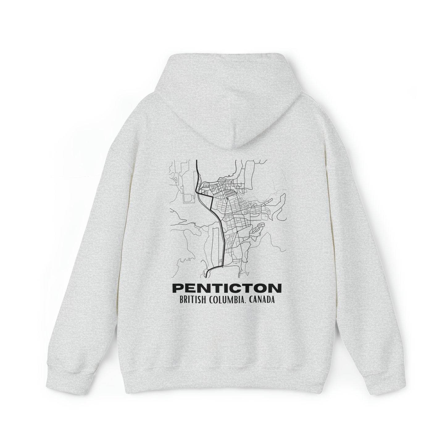 Hoodie: Penticton Map