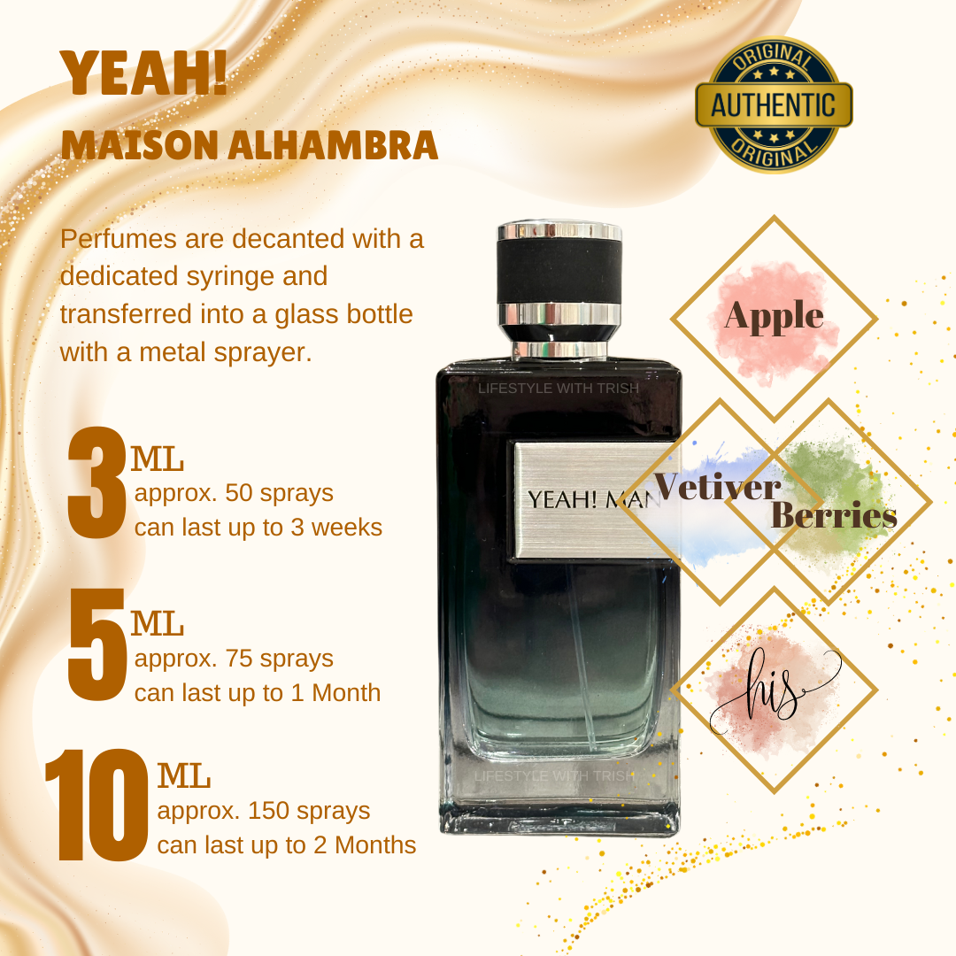 PERFUME DECANT Yeah! Maison Alhambra