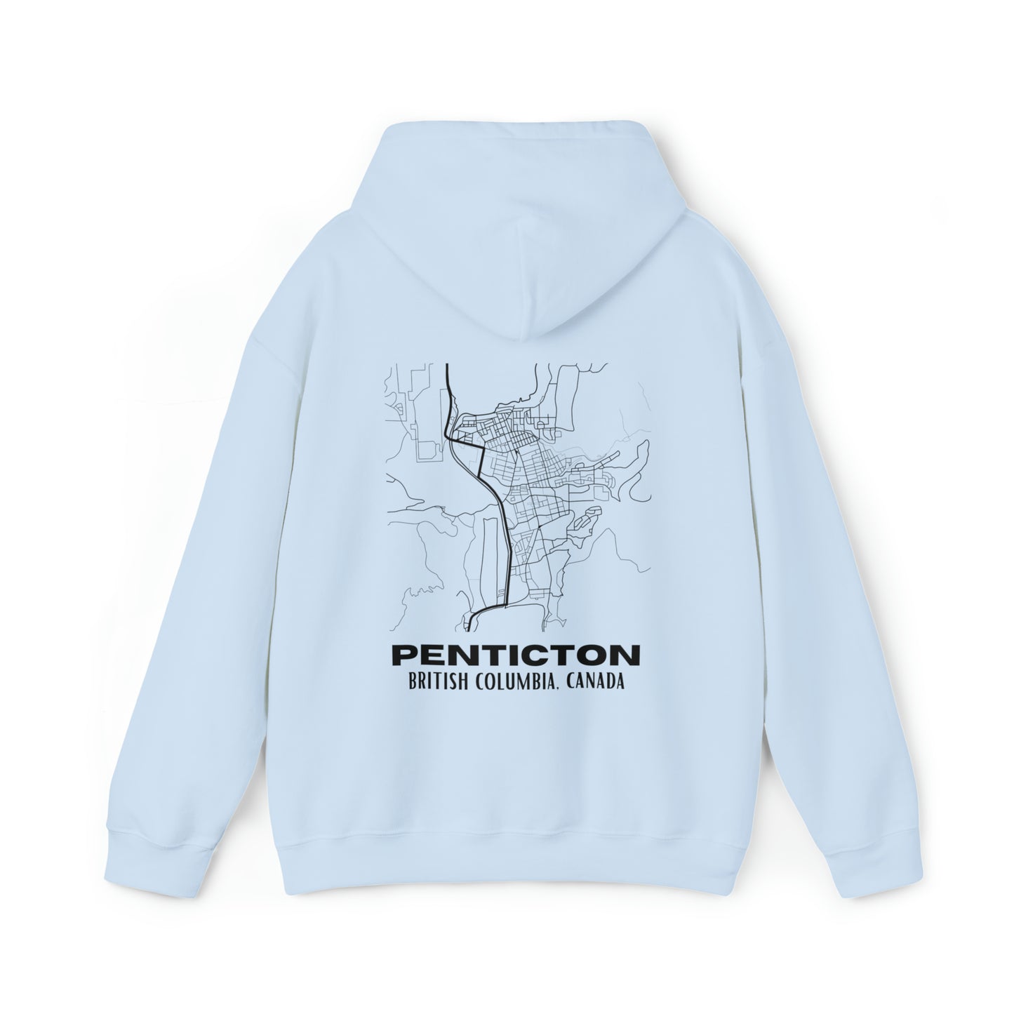 Hoodie: Penticton Map