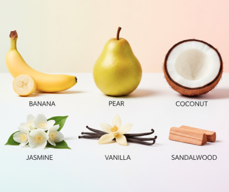 PERFUME DECANT Fragrance World Elysia Sweet Banana (Kayali Maui in a bottle)