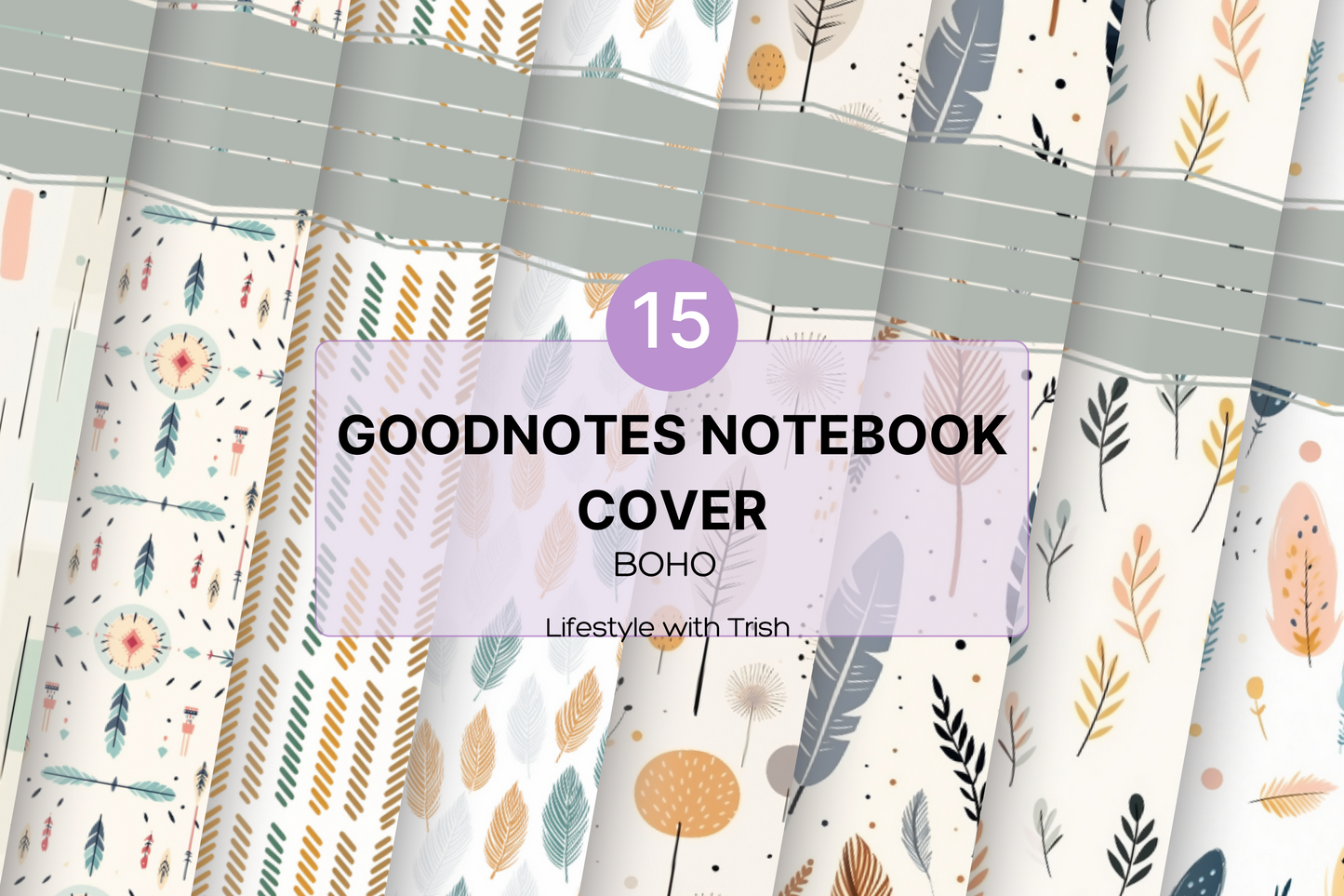 Goodnotes Notebook Cover -BOHO