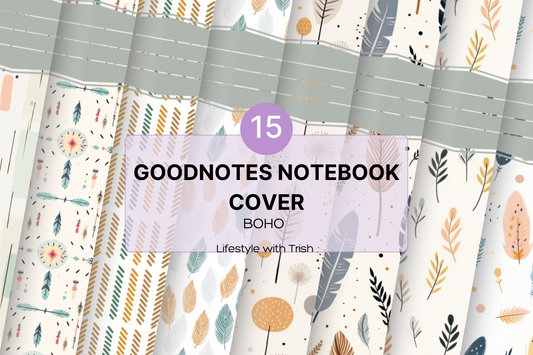 Goodnotes Notebook Cover -BOHO