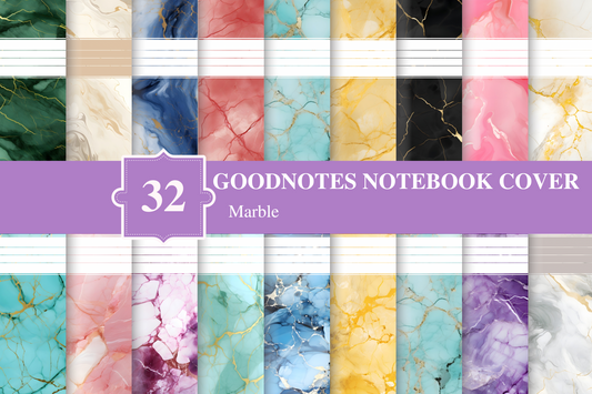 Goodnotes Notebook Cover -Marble