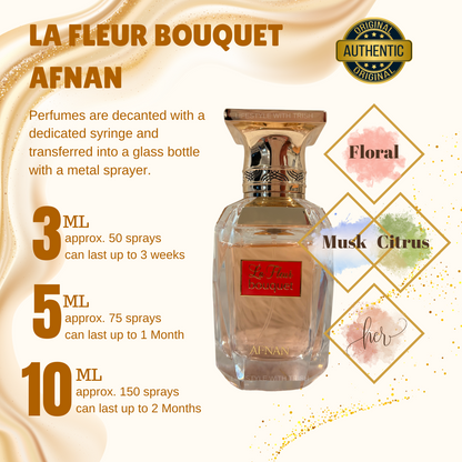 PERFUME DECANT La Fleur Bouquet Afnan