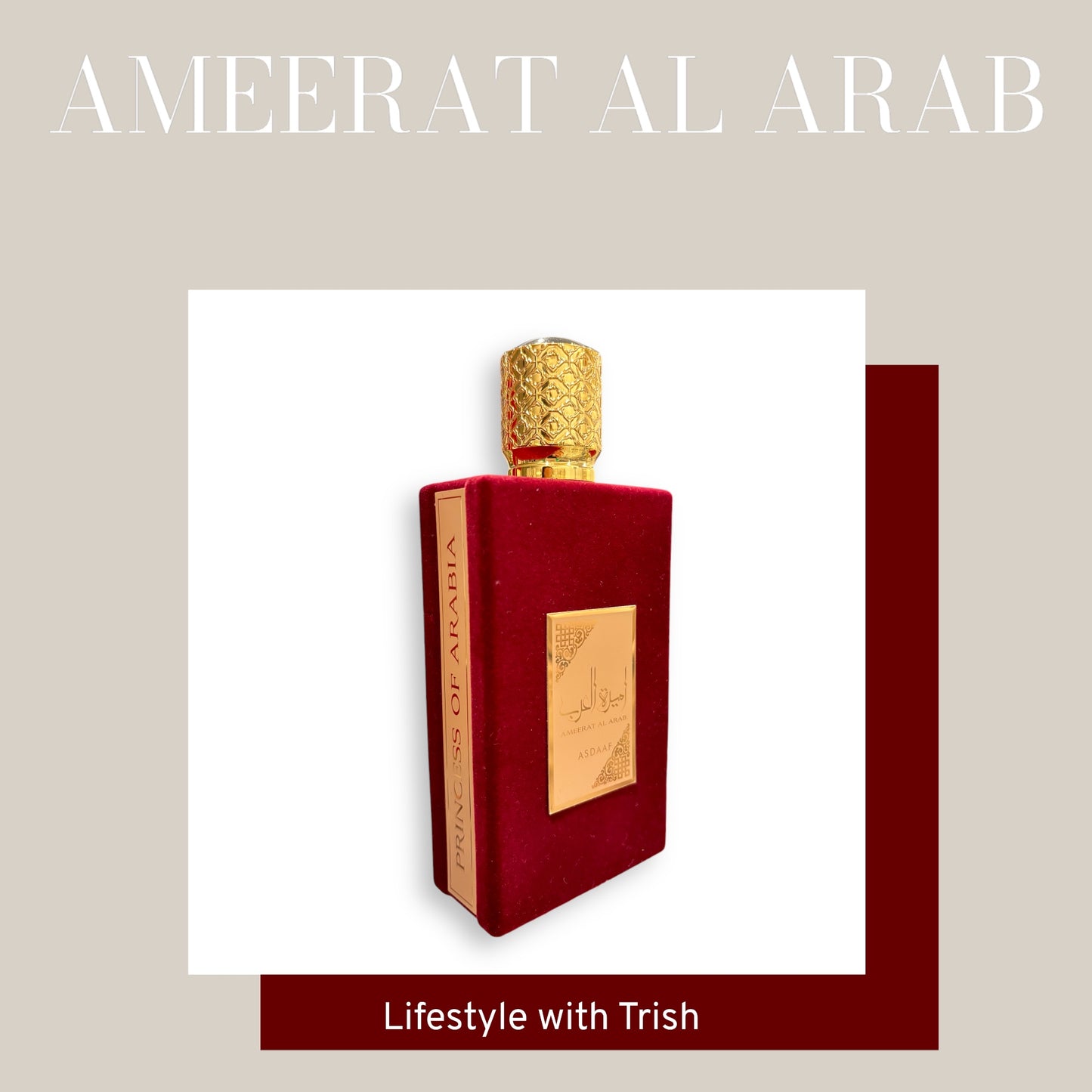 PERFUME DECANT Ameerat Al Arab Asdaaf